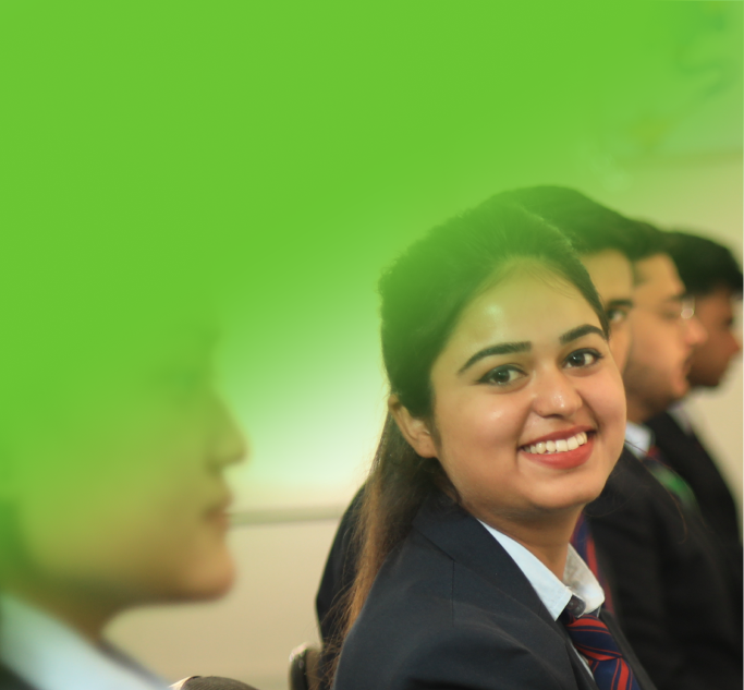 Students in a classroom